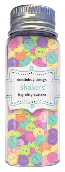 Doodlebug Design - Schüttelelemente "Color Me Crafty Itty Bitty Buttons" Shakers