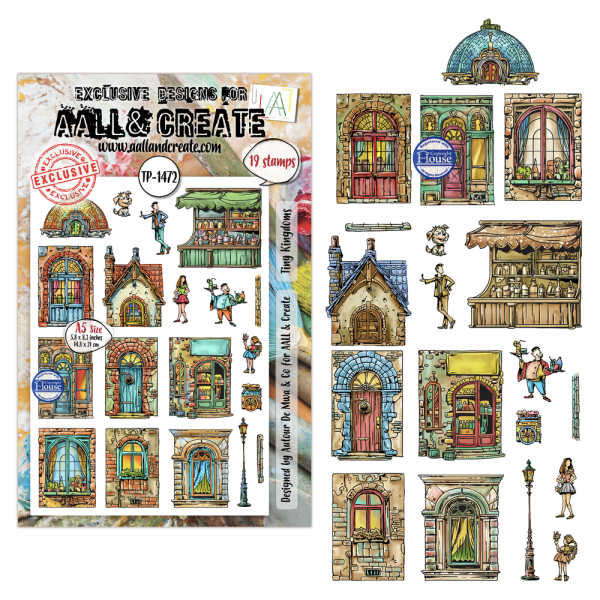 AALL and Create - Stempel A5 "Tiny Kingdoms by Autour De Mwa & Co" Clear Stamps