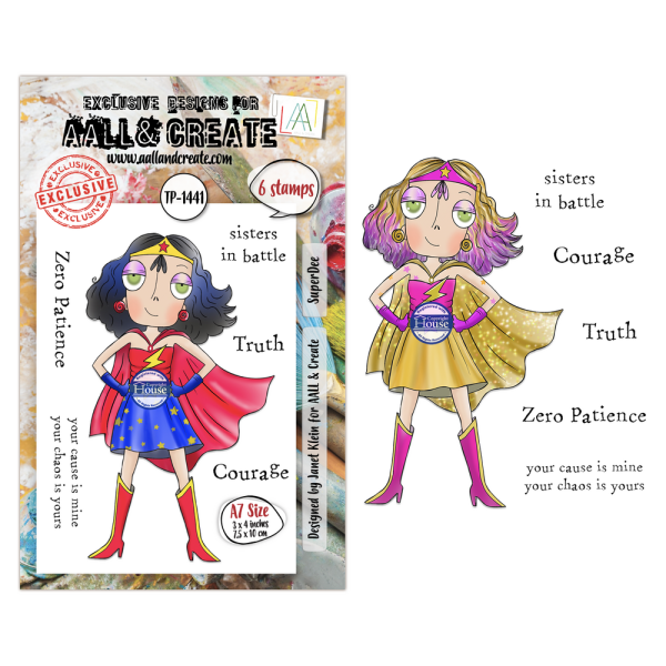 AALL and Create - Stempel A7 "SuperDee by Janet Klein" Clear Stamps