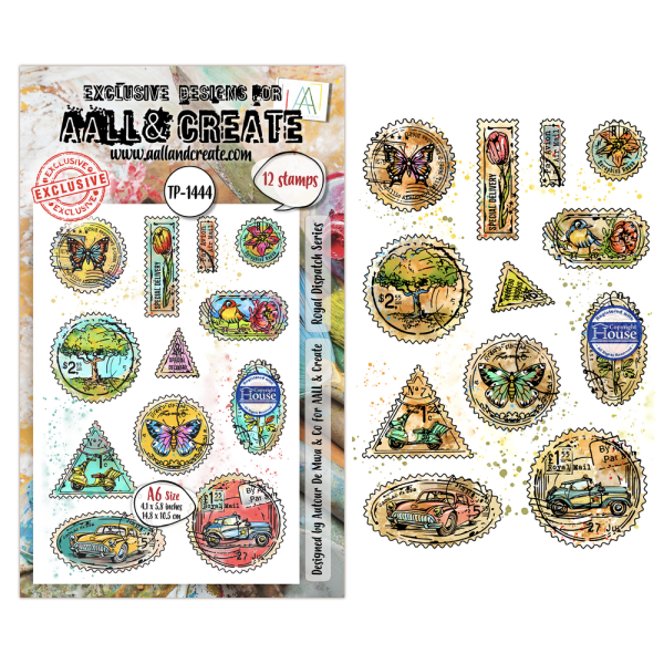 AALL and Create - Stempel A6 "Royal Dispatch Series by Autour De Mwa & Co" Clear Stamps