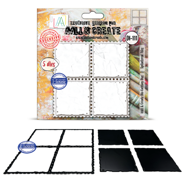 AALL and Create - Stanzschablone "Splintered Tiles by Autour De Mwa & Co" Dies