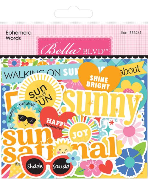 Bella BLVD - Stanzteile "Walking on Sunshine" Die Cuts