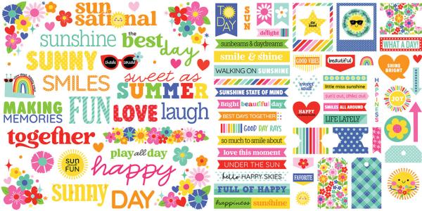 Bella BLVD - Stanzteile "Walking on Sunshine" Die Cuts