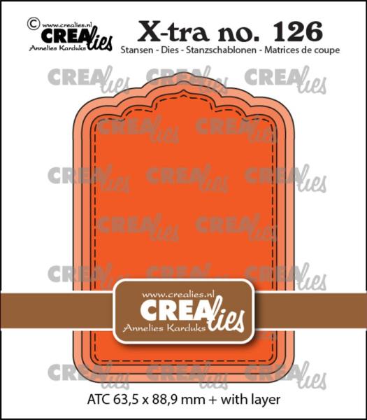 Crealies - Stanzschablone "ATC Paneel A" X-tra  Dies