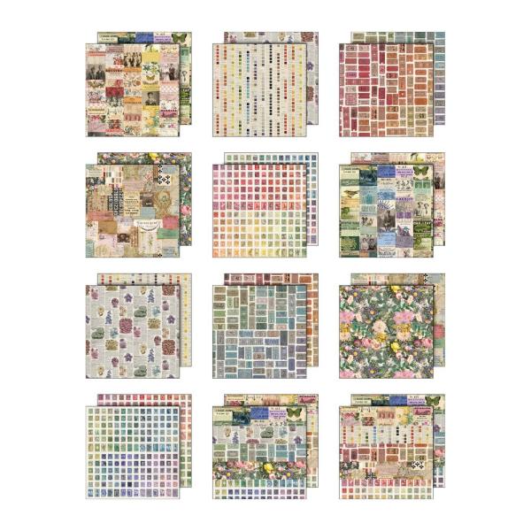 Idea-ology Palette Collection "Multi" Paper Pack 12 x 12 Inch - 12 Bogen 