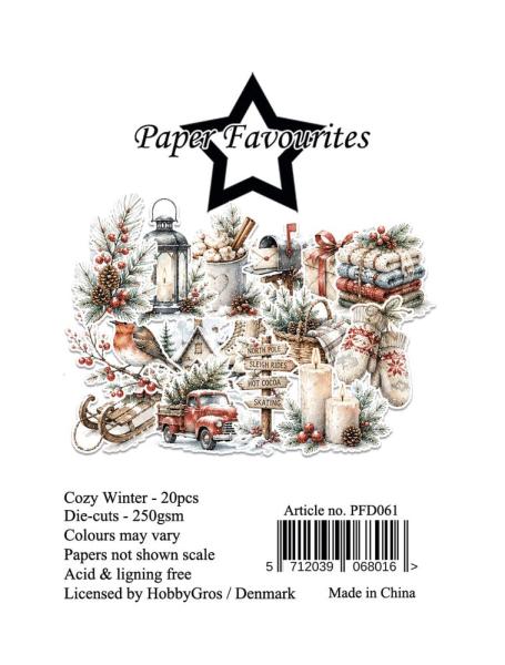 Paper Favourites - Stanzteile "Cozy Winter" Die Cuts 