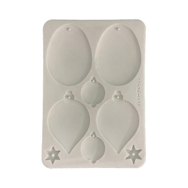 Stamperia - Gießform A5 "Christmas Balls" Soft Mould 