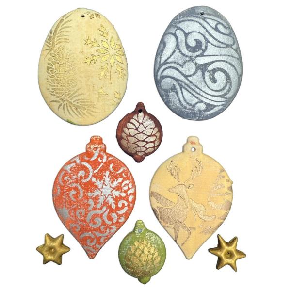 Stamperia - Gießform A5 "Christmas Balls" Soft Mould 
