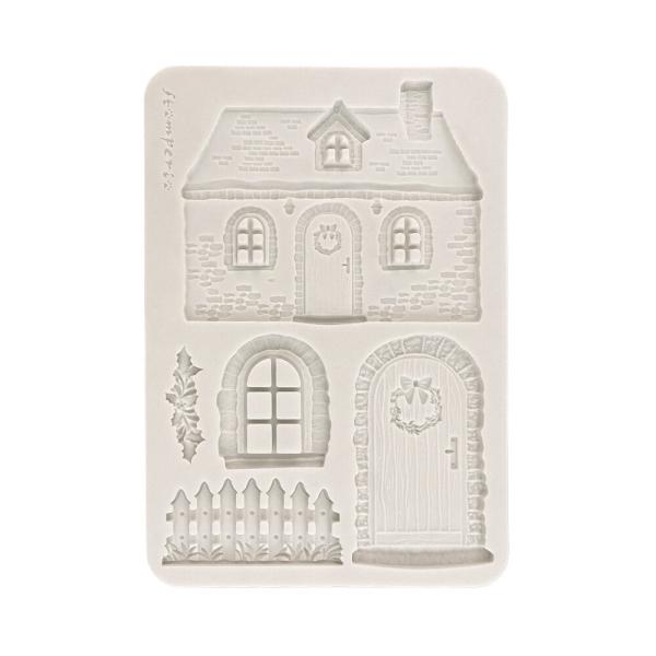 Stamperia - Gießform A5 "Christmas Cottage" Soft Mould 
