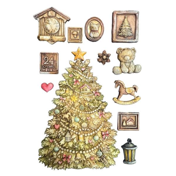 Stamperia - Gießform A5 "Christmas Tree" Soft Mould 