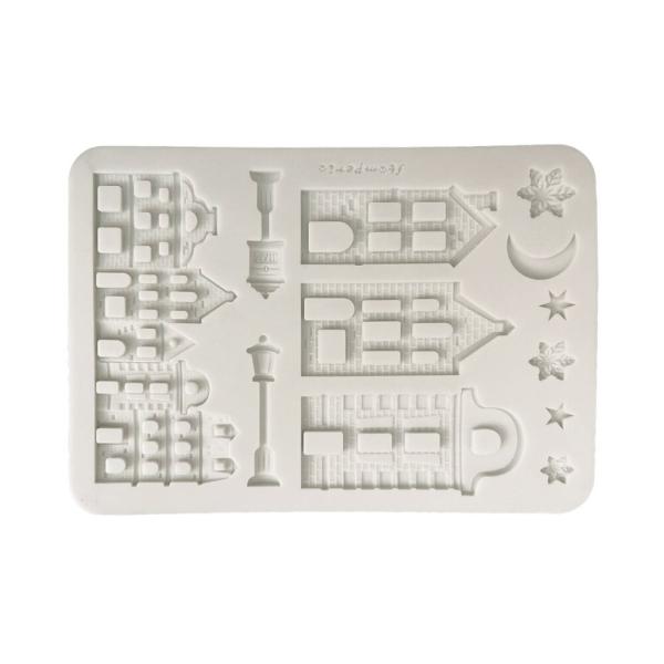 Stamperia - Gießform A5 "Christmas Village" Soft Mould 