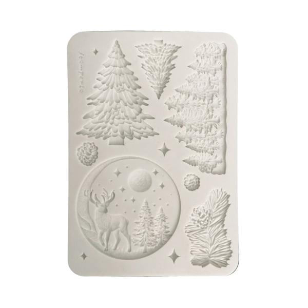 Stamperia - Gießform A5 "Christmas Winter Landscape" Soft Mould 