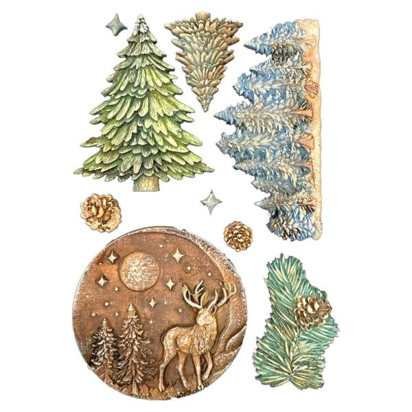 Stamperia - Gießform A5 "Christmas Winter Landscape" Soft Mould 
