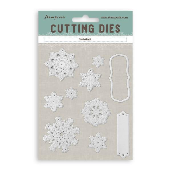 Stamperia - Stanzschablone "Christmas Snowfall" A6 Dies
