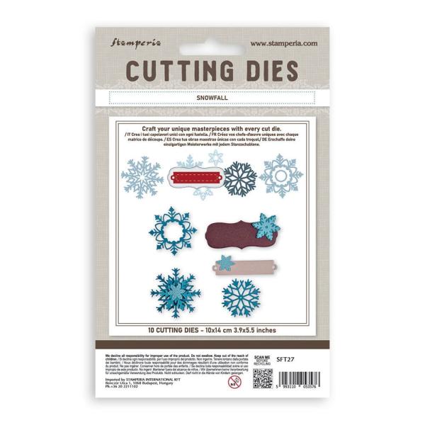 Stamperia - Stanzschablone "Christmas Snowfall" A6 Dies