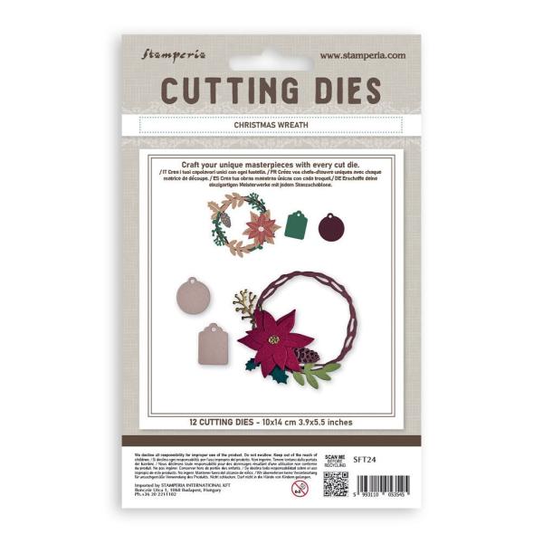 Stamperia - Stanzschablone "Christmas Wreath" A6 Dies