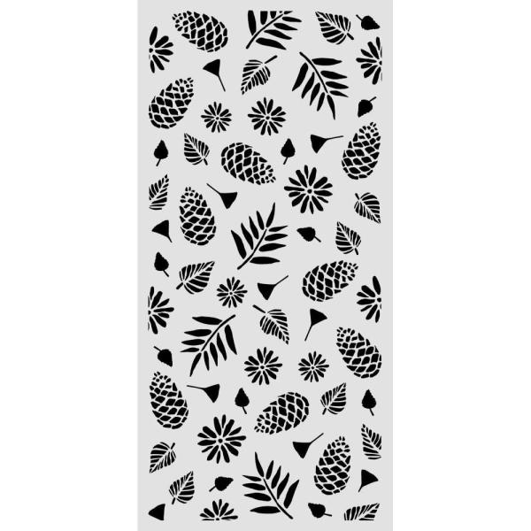 Stamperia - Schablone 12x25cm "Christmas Pinecones Pattern" Stencil