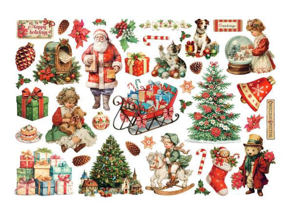 Stamperia - Stanzteile "Classic Christmas" Die Cuts Ephemera