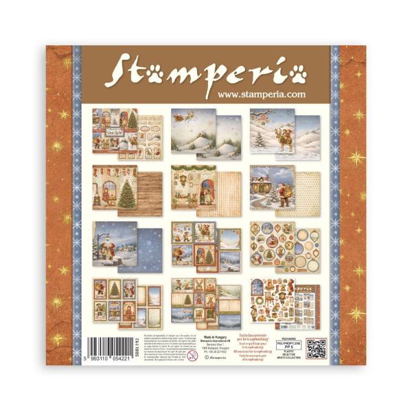 Stamperia - Designpapier "Silent Night" Paper Pack 12x12 Inch - 10 Bogen