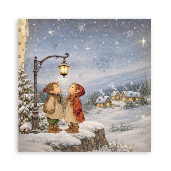 Stamperia - Designpapier "Silent Night" Maxi Paper Pack 12x12 Inch - 22 Bogen