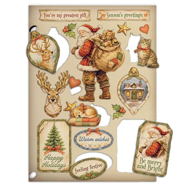 Stamperia - Holzteile A5 "Colored Wooden Shapes" Wooden Shapes