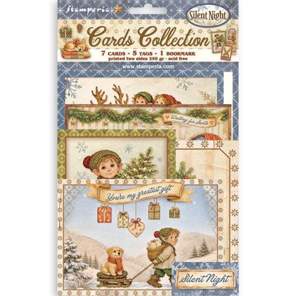 Stamperia - Stanzteile "Silent Night" Cards Collection