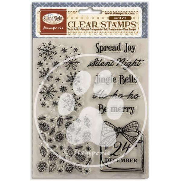 Stamperia - Stempelset "Silent Night" Clear Stamps