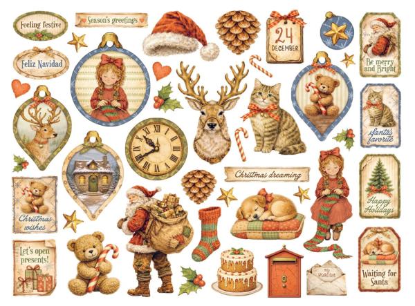 Stamperia - Stanzteile "Silent Night" Die Cuts