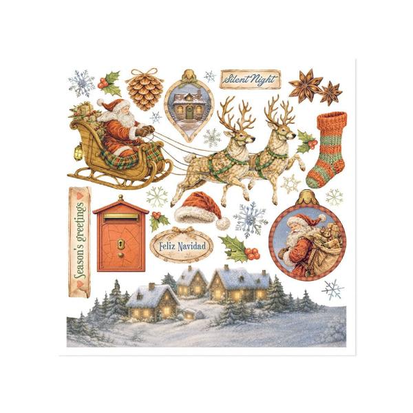 Stamperia - Transfer Aufkleber "Silent Night" Rub-On Kit