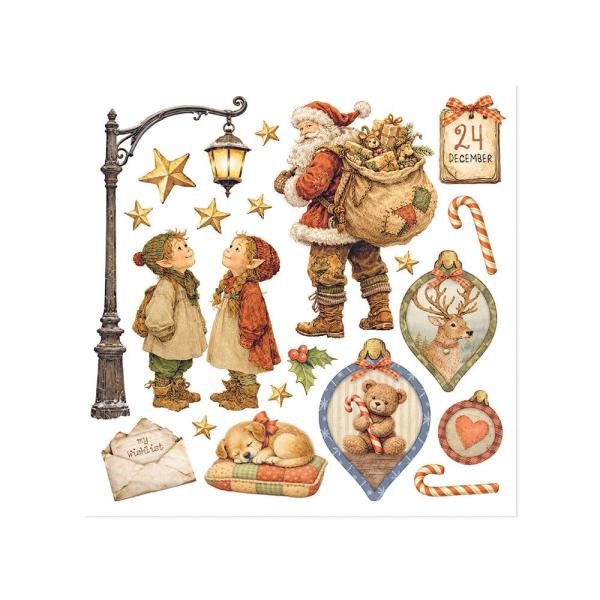 Stamperia - Transfer Aufkleber "Silent Night" Rub-On Kit