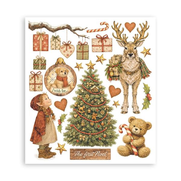 Stamperia - Transfer Aufkleber "Silent Night" Rub-On Kit