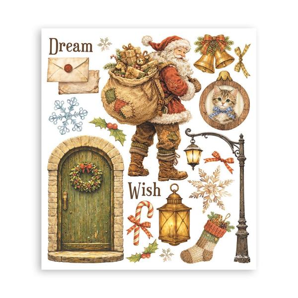 Stamperia - Transfer Aufkleber "Silent Night" Rub-On Kit