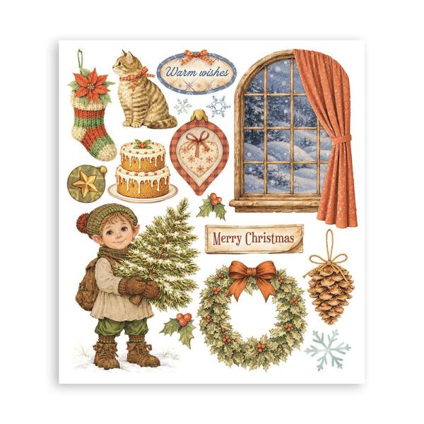 Stamperia - Transfer Aufkleber "Silent Night" Rub-On Kit