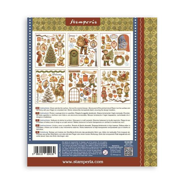 Stamperia - Transfer Aufkleber "Silent Night" Rub-On Kit