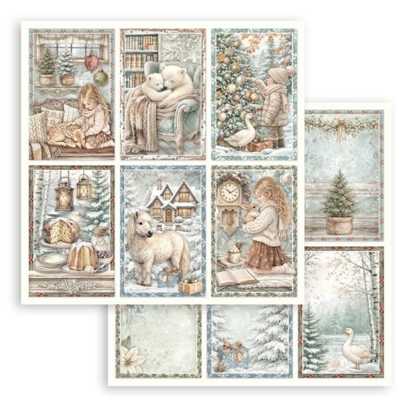 Stamperia - Designpapier "6 cards" Paper Pack 12x12 Inch - 10 Bogen