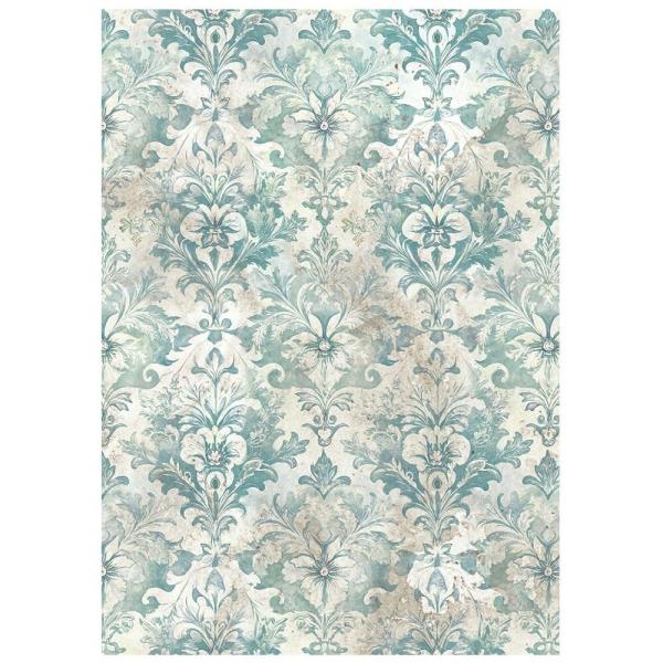 Stamperia - Decopatch Papier "White Christmas Backgrounds Selection by Cristina Radovan" Decoupage A6 - 8 Bogen  
