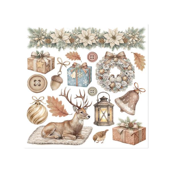 Stamperia - Transfer Aufkleber "White Christmas by Cristina Radovan" Rub-On Kit