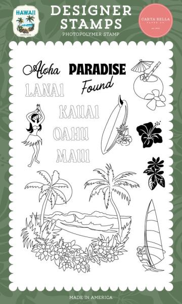 Carta Bella - Stempelset "Paradise Cities" Clear Stamps