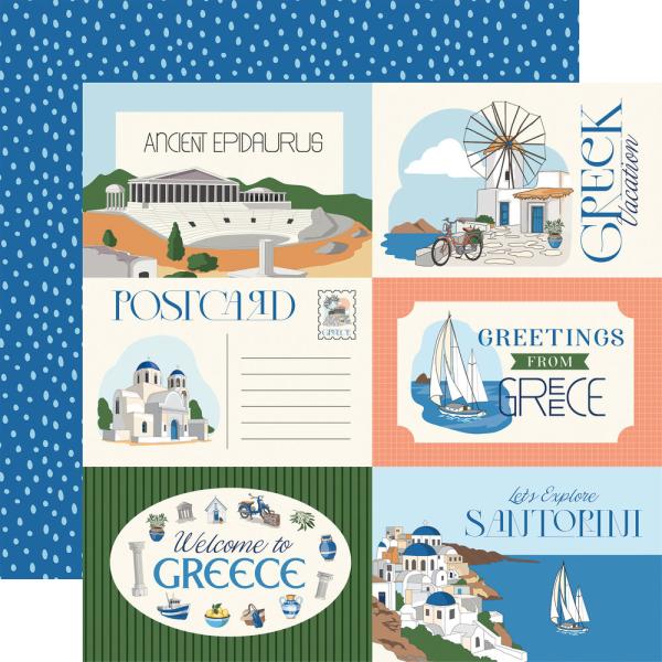 Carta Bella - Designpapier "Greece" Collection Kit 12x12 Inch - 12 Bogen  
