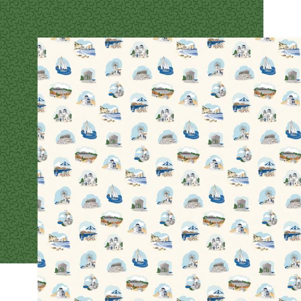 Carta Bella - Designpapier "Greece" Collection Kit 12x12 Inch - 12 Bogen  
