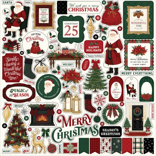 Carta Bella - Designpapier "Classic Christmas" Collection Kit 12x12 Inch - 12 Bogen  
