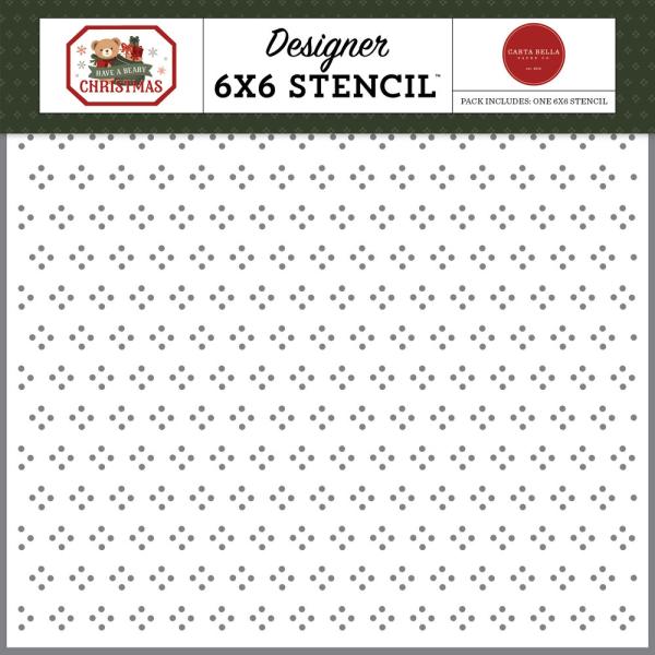 Carta Bella - Schablone 6x6 Inch "Dashing Dots" Stencil