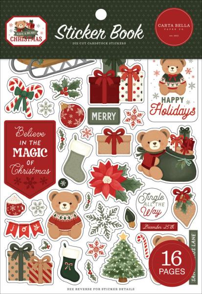 Carta Bella - Aufkleber "Have A Beary Christmas" Sticker Book