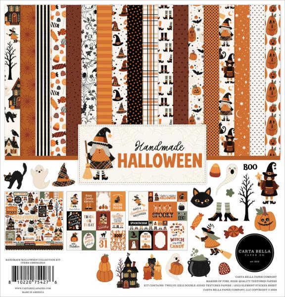 Carta Bella - Designpapier "Handmade Halloween" Collection Kit 12x12 Inch - 12 Bogen  