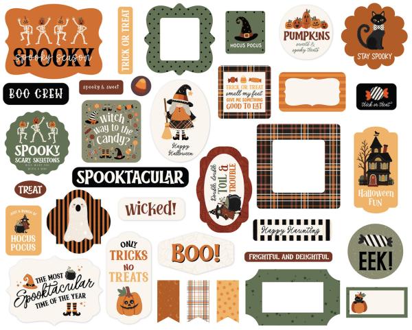 Carta Bella - Stanzteile "Handmade Halloween" Ephemera