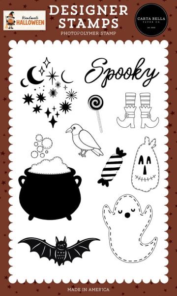 Carta Bella - Stempelset "Spooky Sparkles" Clear Stamps