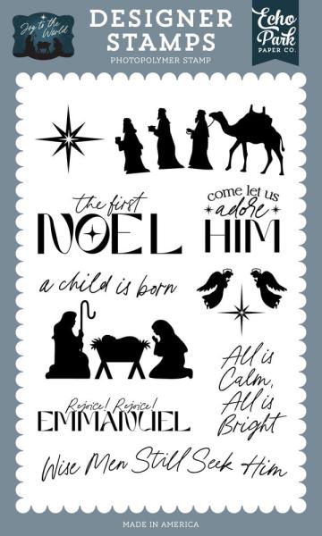 Echo Park - Stempelset "Rejoice Rejoice" Clear Stamps