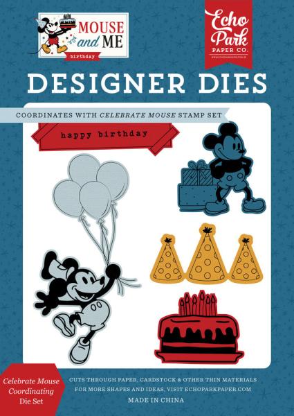 Echo Park - Stanzschablone "Celebrate Mouse" Dies
