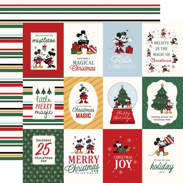 Echo Park - Designpapier "Mouse And Me Christmas" Collection Kit 12x12 Inch - 12 Bogen