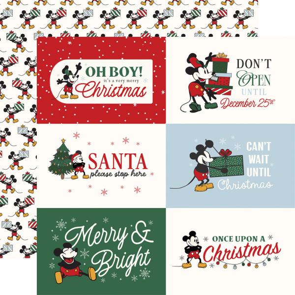Echo Park - Designpapier "Mouse And Me Christmas" Collection Kit 12x12 Inch - 12 Bogen